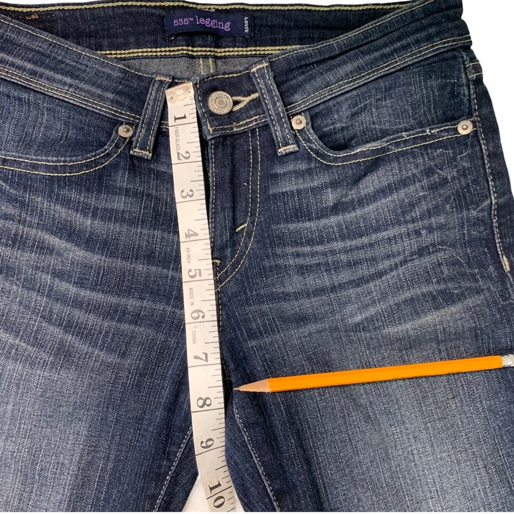 Levi’s Sz 3M Jeans 535 Crop Ankle Zip Legging - Picture 8 of 10